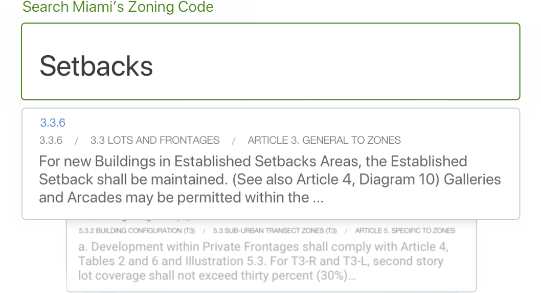 Searchable Zoning Codes